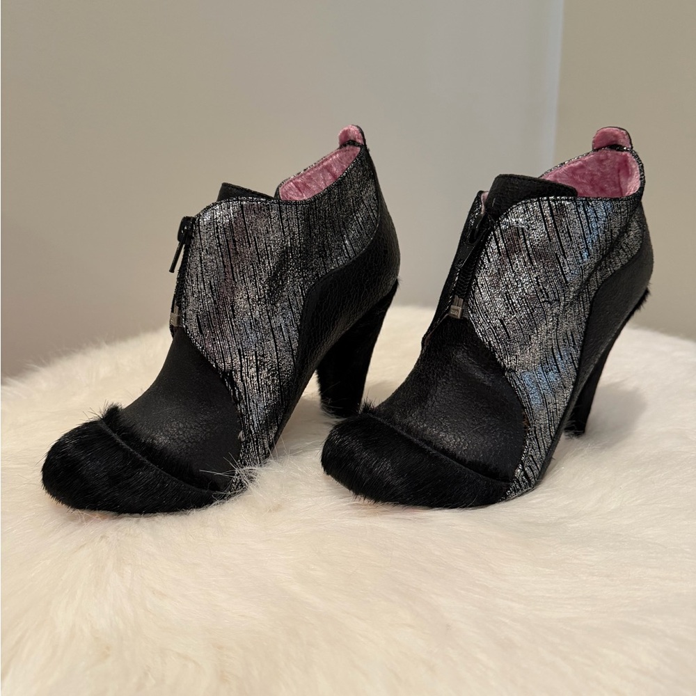 Irregular Choice Black ankle boots